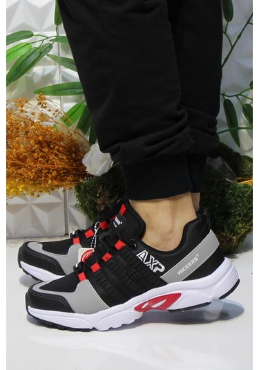 Fort Wks 2393 Siyah Kırmızı Rahat Outdoor Ayakkabı Erkek Ayakkabı 001