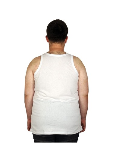 Mode Xl Büyük Beden Erkek Atlet Bisiklet Yaka 6340 001