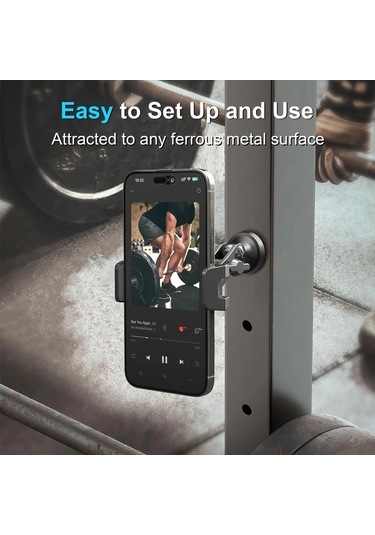 Trendooze Manyetik 360'lü Dongjing Telefon Tutucu Montajı Ayarlanabilir 1 Adet Gri 1 Adet