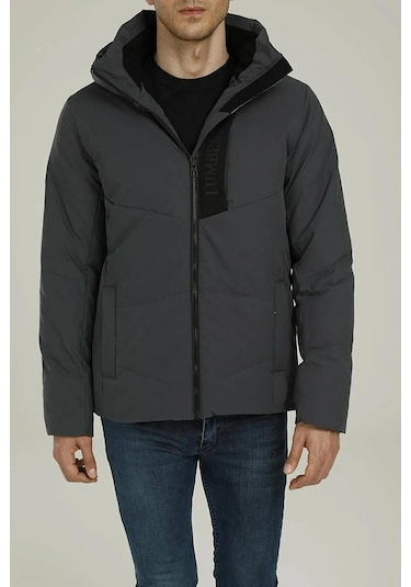 Lumberjack Luis Su Itici Rüzgar Geçirmez Erkek Mont Gri