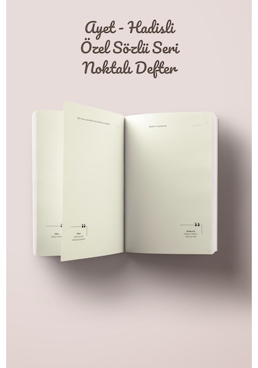 Ömür Sermayesi Pek Azdır İslami Defter Ayet-hadisli Çok Renkli