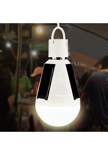 Springsun Güneş Enerjili 12w Led Feneri, 6500k Soğuk Beyaz, İçin Dışarıdaki Kamp, Bahçe, Acil Aydınlatma, Şarj Edilebilir Pil Ve Usb Girişiyle