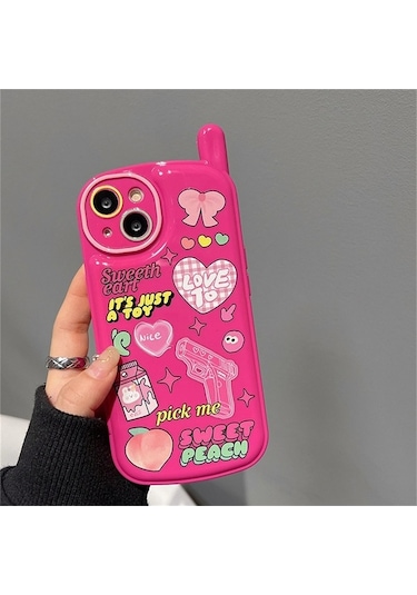 Moda Kore Sevimli 3d Yumuşak Kılıf İphone Uyumlu 14 - Di Tiao Marka, Yumuşak Kauçuk, Japonya Ve Güney Kore Tarzı