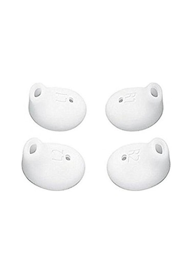 Samsung Active Galaxy Uyumlu S6 S7 Edge Level U Kulaklıklar İçin Kulaklık Jeli 2 Çift Beyaz