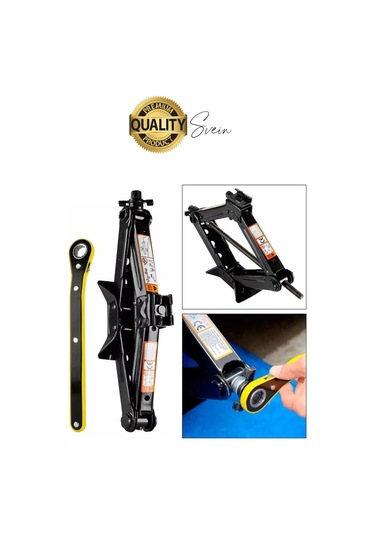 Dayanıklı Araba Kaldırma Akordiyon Tip Makas Cırcır Kollu 1.5 Ton Bijon Anahtarlı Otomobil Kriko Set