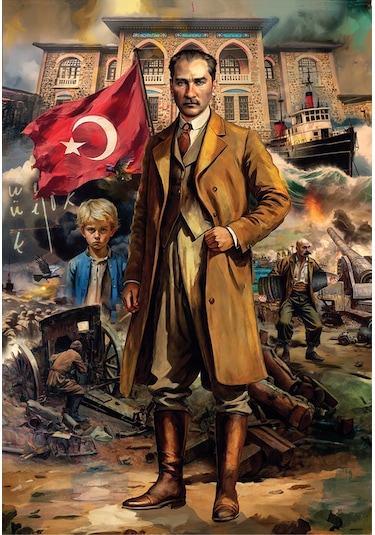 Anatolian 260 Parça xl Puzzle - Atatürk Destanı 3351