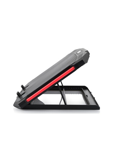 X100R Kırmızı Ledli 11 Fanlı Laptop Soğutucu 8 Ayarlanabilir Notebook Dizüstü Standı