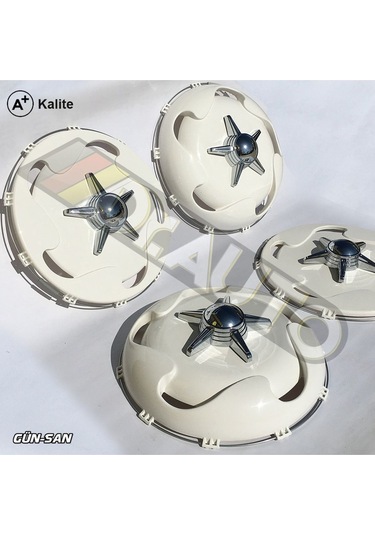 19.5 İnç Bombeli Yıldız Model Jant Kapağı 4'lü Takım
