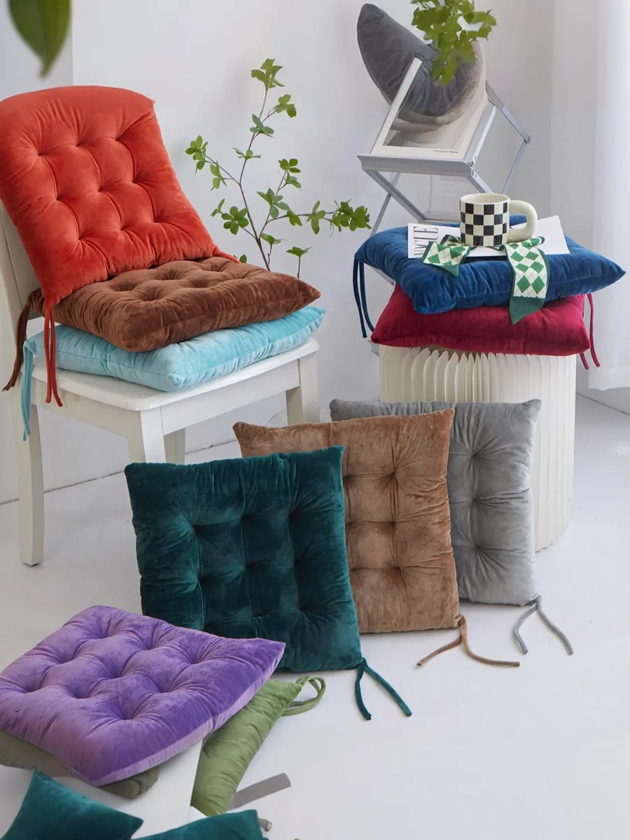 Amida Mama Kısa Bağcıklı Yumuşak Kare Oturma Yastığı 173746587 Yeşil