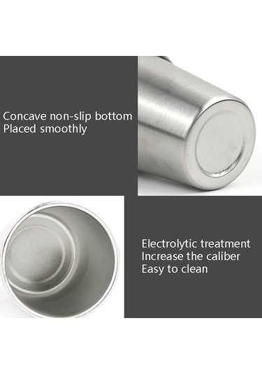 Cbtx 304 Paslanmaz Çelik Bira Kupa Düşme Önleyici Çocuk Su Bardağı, Kapasite: 50ml