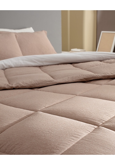 Madame Coco Meleni Tek Kişilik Comforter Set - Kiremit Kırmızı