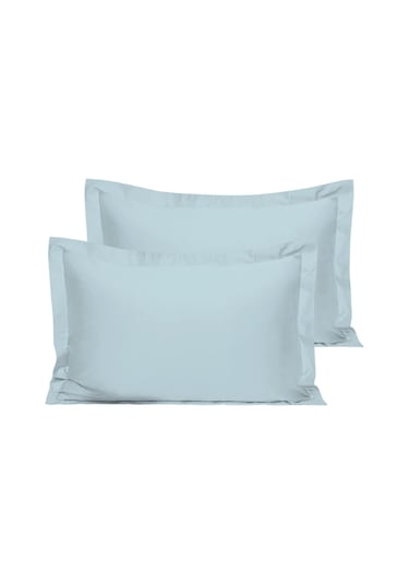 Pamuklu King Size Yastık Kılıfı 2 Adet 50 X 90 Cm Mavi