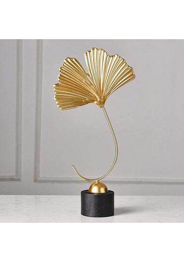 Yaz İçin Ahşap Ginkgo Yaprağı Heykeli, Oturma Odası, Salon, Yatak Odası, Ofis Dekorasyonu, El Yapımı Sanat Heykeli, Asılı Hediye Monolit