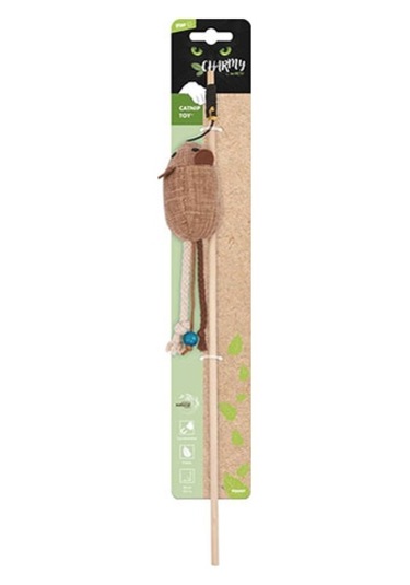 M-pets Charmy Catnip Ve Matatabili Fare Olta Kedi Oyuncağı Kahverengi 17x6x3 Cm 244-50048.01