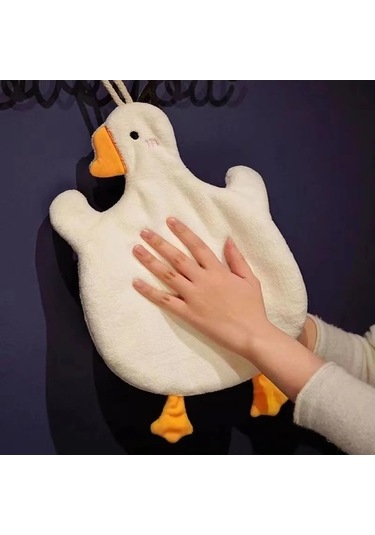 Zyzqstore Karikatür Kaz El Havlusu Mutfak Banyo Tuvalet Çok Renkli Ev Dekorasyonu Çok Renkli