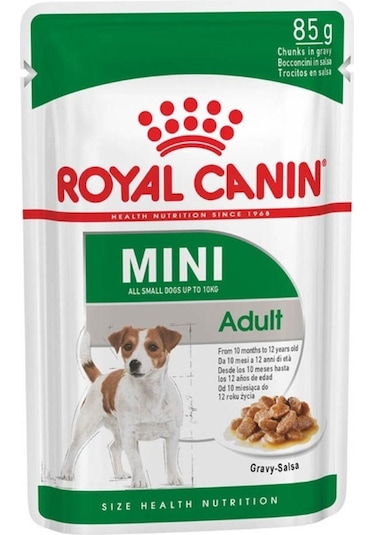 Royal Canin Mini Adult Soslu Yaş Yetişkin Köpek Maması 85 G