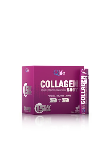 Collagen Shot Komplex Vitaminli Sıvı Kolajen 15 Tüp