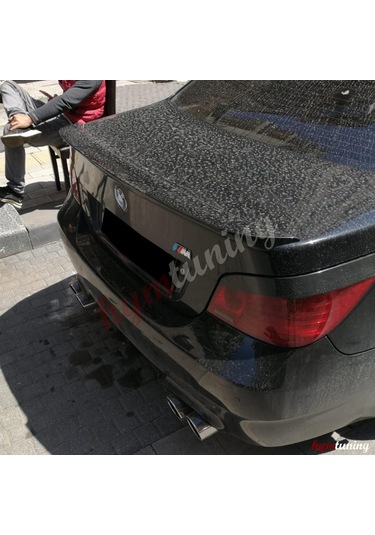 BMW E60 M4 Spoiler, Eski 5.20 2004 2011, Parlak Siyah Boyalı