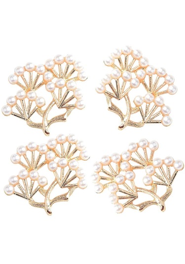 Suntek 4x Alaşım İnci Çam Ağacı Takı Bulguları Küpe