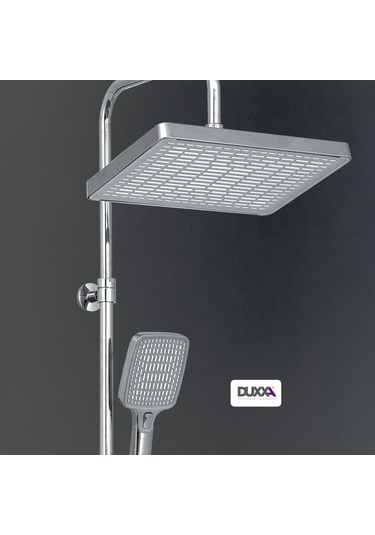 Duxxa Atlas Rain Duş Seti Krom D.114 Krom