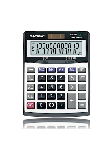 Catiga CD-2592 Masaüstü 12 Hane Hesap Makinesi