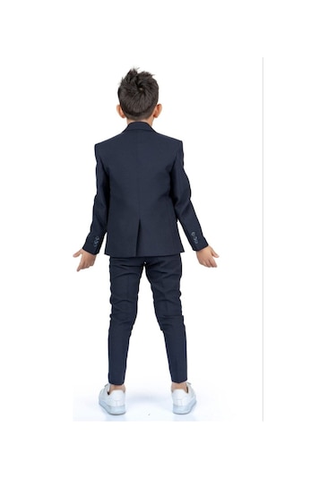 Erkek Çocuk Gofre Ceket Pantolon Tişört Spor Takım Elbise 001