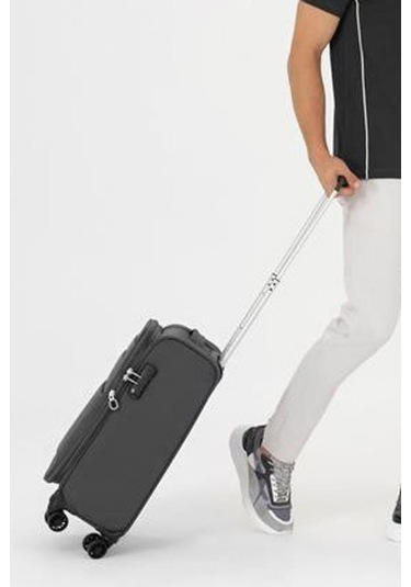 Pierre Cardin Ultra Light Hafif Lüx Kumaş Kabin Boy Valiz Antrasit 04pc4200 Antrasit