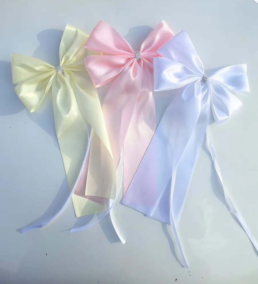 Natalhand Düğün Süslemeleri Araba Kolçakları Ve Aynaları İçin Kurdeleler 375008243