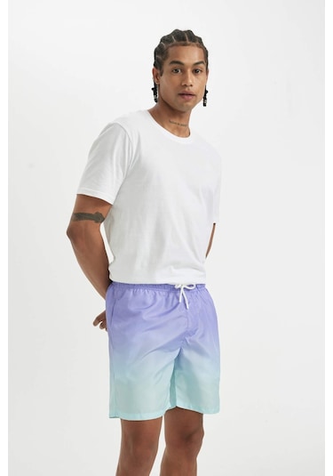 Defacto Regular Fit Degrade Baskılı File Astarlı Diz Üstü Deniz Şortu Z6873AZ24HSPR262 Defacto Regular Fit Degrade Baskılı File Astarlı Diz Üstü Deniz Şortu Z6873AZ24HSPR262