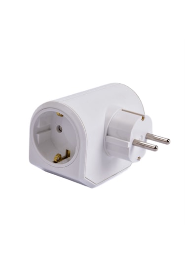 Viko Yonca Plus Üçlü Topraklı Priz Beyaz - 90303003