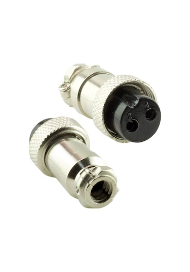 Gx-16 2'Li Dişi Mike Konnektör Mayk