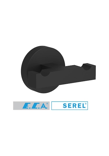 Serel Rita Ikili Askılık Mat Siyah 140112006S Çok Renkli
