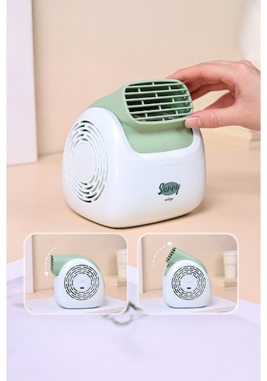 Fressi Jaf28 Taşınabilir Masaüstü Yeşil Usb Fan