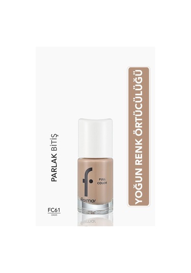 Flormar Kadın Bej Full Color Nail Enamel Fc61
