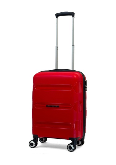 Lucas Polipropilen Kırılmaz Valiz, Kabin Boy Kırmızı