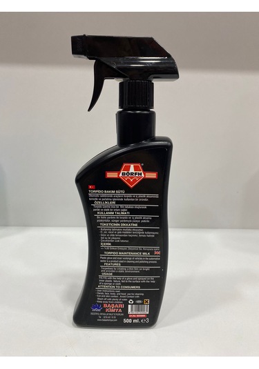 Börfh Araç Torpido Bakım Sütü 500ml