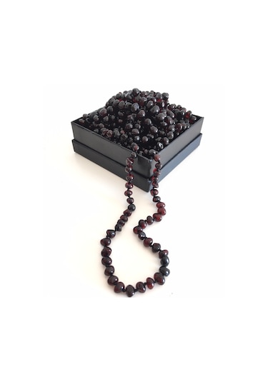 İpek Kehribar Baltık Kehribar Kolye Kız-Erkek Bebek Kolyesi 33 Cm 0-3 Yaş Çok Renkli