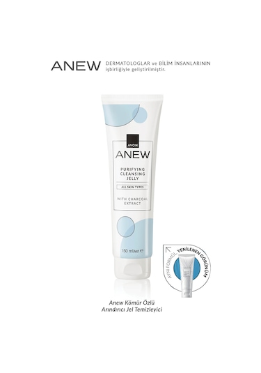 Avon Anew Purifying Kömür Özlü Arındırıcı Yüz Temizleyici Jeli 2 x 150 ML