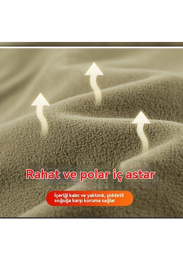 Erkekler İçin Sonbahar Ve Kış Dış Mekan Yeleği Günlük Yelek Beyaz