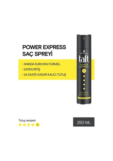 Taft Power Express Sprey Saç Köpüğü 250ML