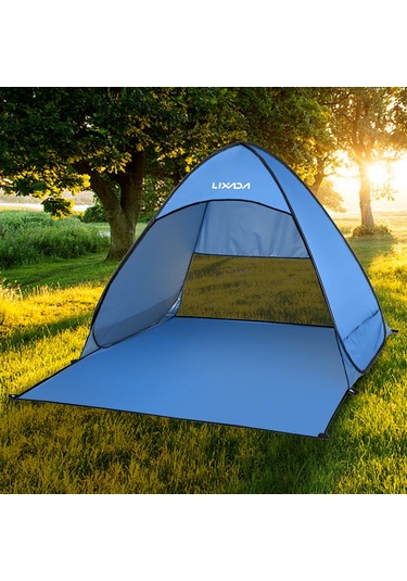 Lixada Otomatik Anında Açılır Plaj Çadırı Hafif Dış Mavi