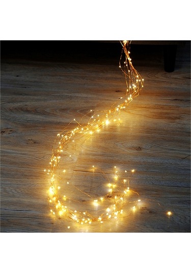 Novahub Bakır Tel Led Işık, 280 Işık 14 Dal 2m Bahçe Deko, Sıcak Beyaz Eu Fiş, Uzaktan Kumanda/güneş Enerjisi Diğer