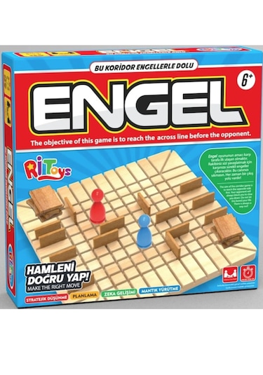 Koridor Engel Kutu Oyunu Ahşap - Strateji Ve Zeka Bir Arada