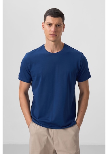 Standart Fit Basic O Yaka 5li Paket Erkek T-shirt - 87911 Siyah - Beyaz - Kırmızı