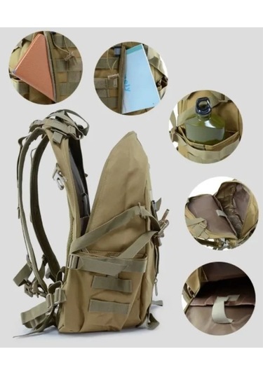 Maoyaya Çok Amaçlı Su Geçirmez Outdoor Sırt Çantası Bl-075 Siyah Dayanıklı Siyah