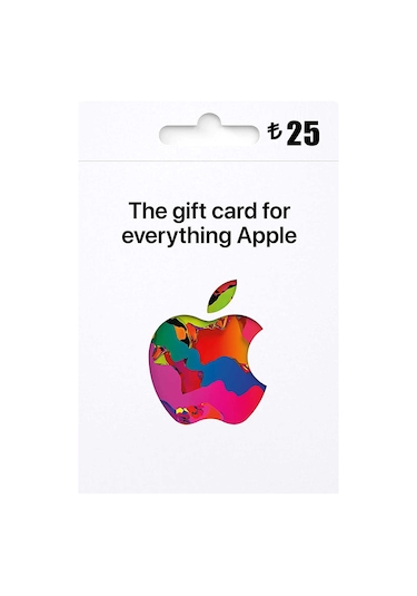 25 Tl Apple Store Itunes Hediye Kartı