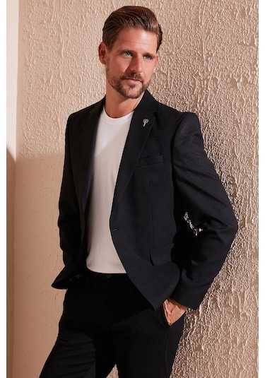 Buratti 535638816 Nipoye Erkek Ceket Siyah