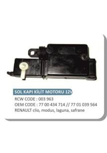 ROCKSWELL Renault 9 - 11 - 19 - 21 Sol Ön Kapı Motoru 5 Fişli - 1 Adet