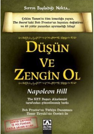 Düşün Ve Zengin Ol / Napoleon Hill / Altın Kitaplar