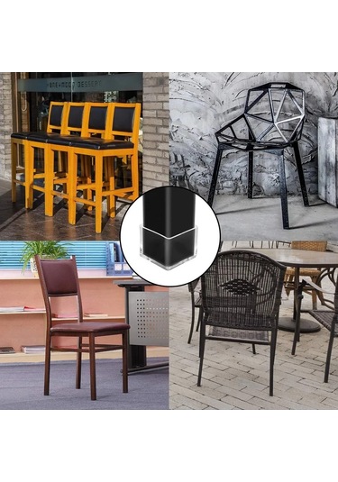 Mobilya Koruyucu Kapaklar Kare Şekil 50x50mm 387728829 Beyaz